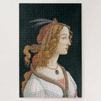 Sandro Botticelli - Porträt einer jungen Frau Puzzle