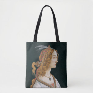 Sandro Botticelli - Porträt einer jungen Frau Tasche