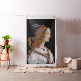 Sandro Botticelli - Porträt von Simonetta Vespucci Stoff