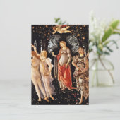 Sandro Botticelli - Primavera, Frühjahr Einladung (Stehend Vorderseite)