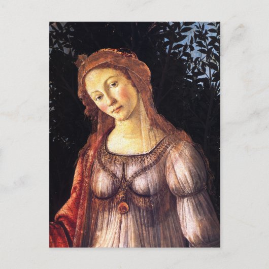 Sandro Botticelli-Primavera(Frühjahr)-Venus Kunst, Postkarte (Vorderseite)