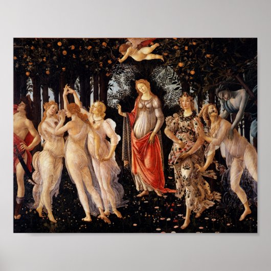 Sandro Botticelli Primavera Kunst, Dichtung und Mu Poster (Vorne)