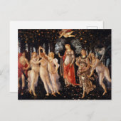 Sandro Botticelli Primavera Kunst, Dichtung und Mu Postkarte (Vorne/Hinten)