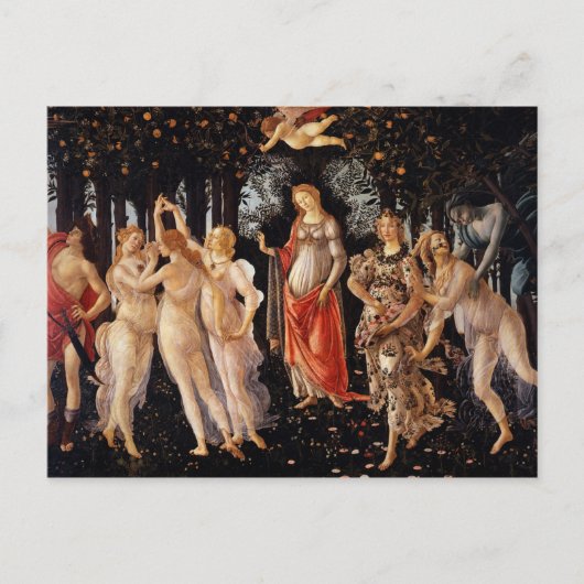Sandro Botticelli Primavera Kunst, Dichtung und Mu Postkarte (Vorderseite)