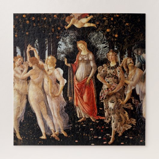 Sandro Botticelli Primavera Kunst, Dichtung und Mu Puzzle (Vertikal)