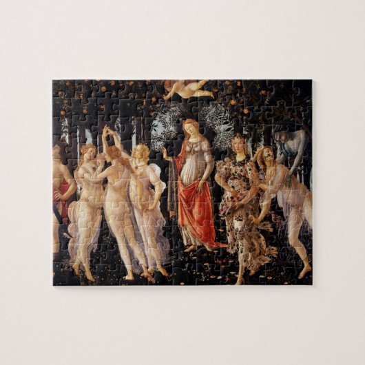 Sandro Botticelli Primavera Kunst, Dichtung und Mu Puzzle (Horizontal)