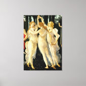 Sandro Botticelli "Primavera - Three Graces" Leinwanddruck (Vorderseite)