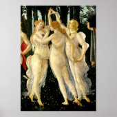 Sandro Botticelli "Primavera - Three Graces" Poster (Vorne)