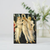 Sandro Botticelli "Primavera - Three Graces" Postkarte (Stehend Vorderseite)