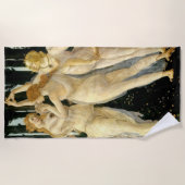 Sandro Botticelli "Primavera - Three Graces" Strandtuch (Vorderseite)