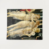 Sandro Botticelli "Primavera - Three Graces" Wandteppich (Vorderseite (Horizontal))
