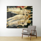Sandro Botticelli "Primavera - Three Graces" Wandteppich (Beispiel (Horizontal))