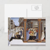 Sandro Botticelli - Taufe des Hl. Zenobius Postkarte (Vorne/Hinten)
