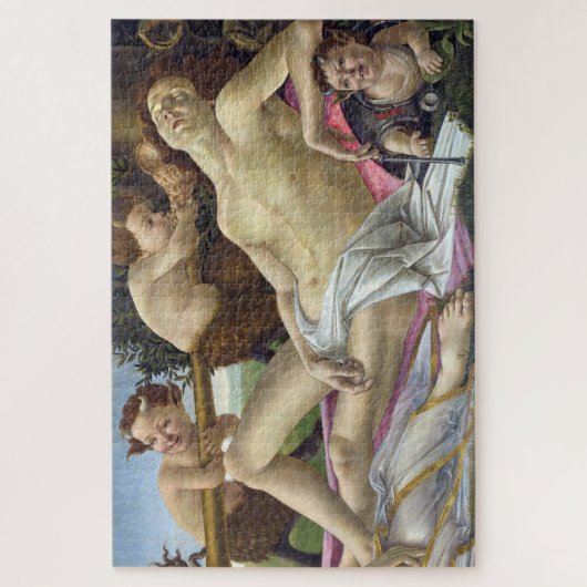 Sandro Botticelli - Venus and Mars, right side Puzzle (Vertikal)