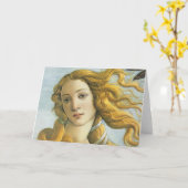 Sandro Botticelli - Venus (Detail) Karte (Gelbe Blume)