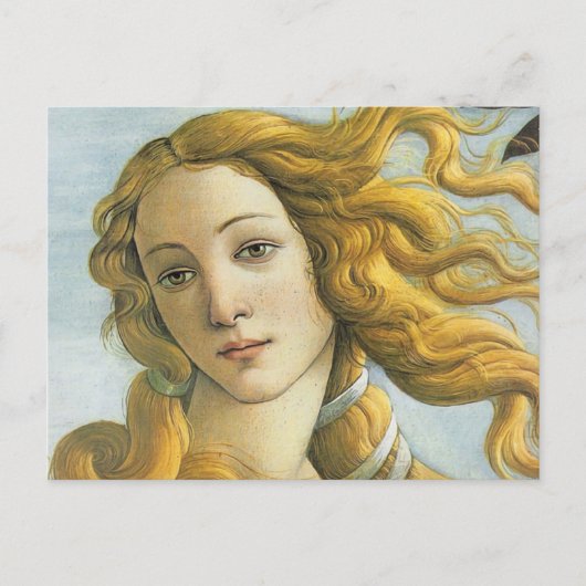 Sandro Botticelli - Venus (Detail) Postkarte (Vorderseite)