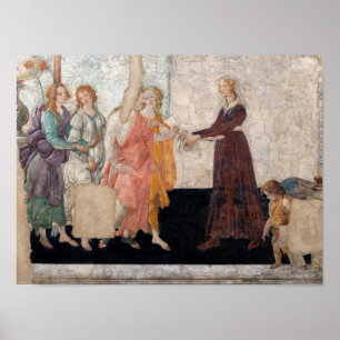 Sandro Botticelli - Venus und die drei Grafen Poster