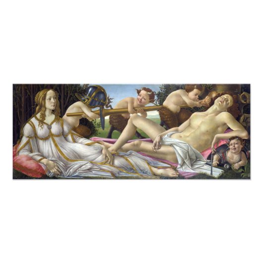 Sandro Botticelli - Venus und Mars Fotodruck (Vorne)