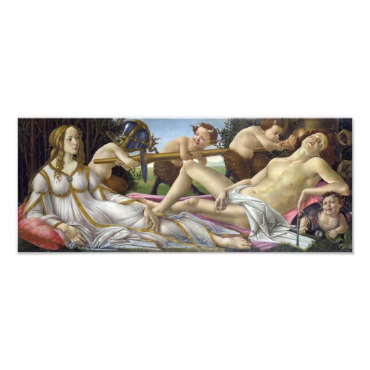 Sandro Botticelli - Venus und Mars Fotodruck (Vorne)