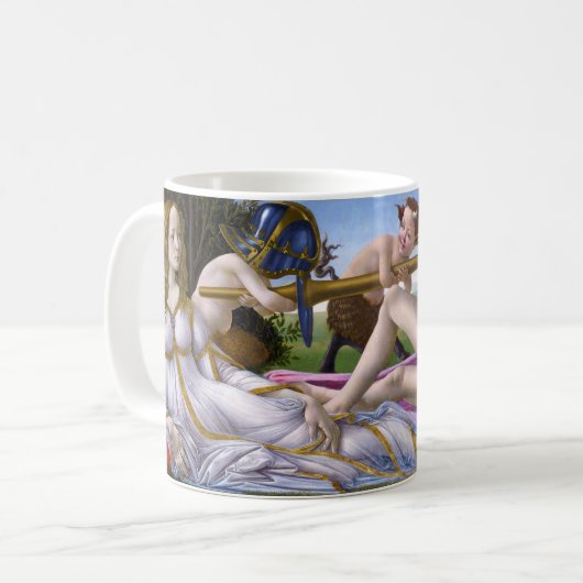 Sandro Botticelli - Venus und Mars Kaffeetasse (Vorderseite Links)
