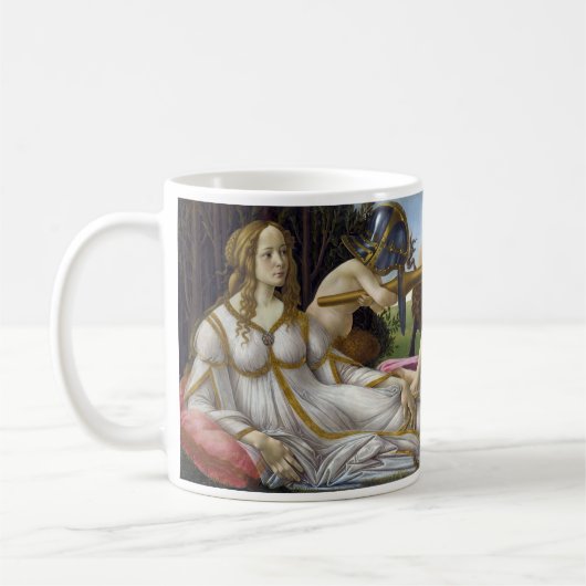 Sandro Botticelli - Venus und Mars Kaffeetasse (Links)
