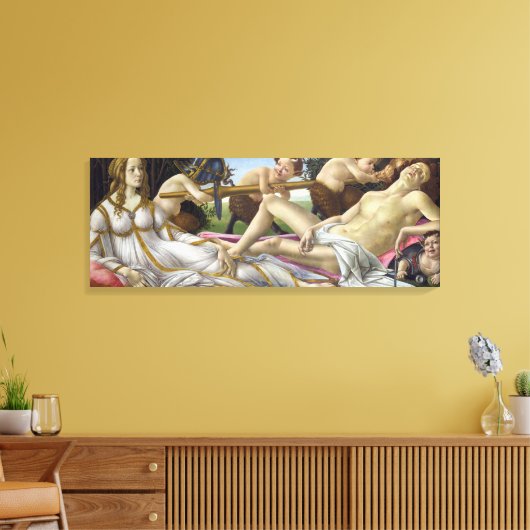 Sandro Botticelli - Venus und Mars Leinwanddruck (Insitu (Wohnzimmer))