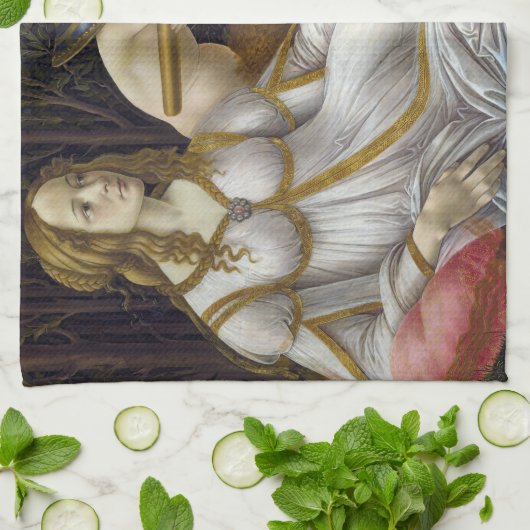 Sandro Botticelli - Venus und Mars, links Geschirrtuch (Gefaltet)