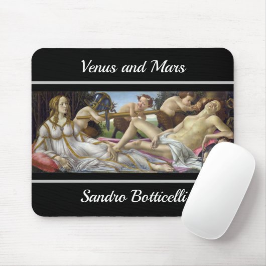 Sandro Botticelli - Venus und Mars Mousepad (Mit Mouse)