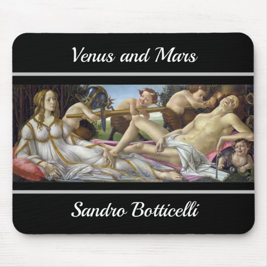 Sandro Botticelli - Venus und Mars Mousepad (Vorne)