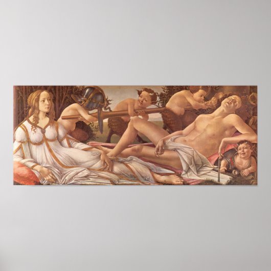Sandro Botticelli-Venus und Mars Poster (Vorne)