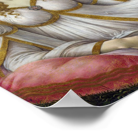 Sandro Botticelli - Venus und Mars Poster (Ecke)