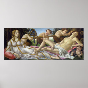 Sandro Botticelli - Venus und Mars Poster