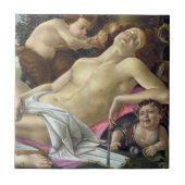 Sandro Botticelli - Venus und Mars, rechts Fliese (Vorderseite)