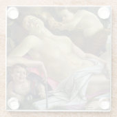 Sandro Botticelli - Venus und Mars, rechts Glasuntersetzer (Rückseite)