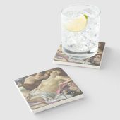 Sandro Botticelli - Venus und Mars, rechts Steinuntersetzer (Seitenansicht)