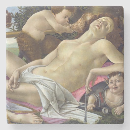 Sandro Botticelli - Venus und Mars, rechts Steinuntersetzer (Vorderseite)