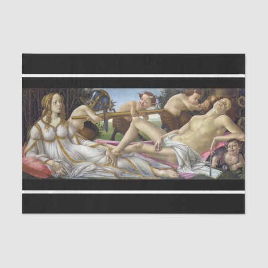 Sandro Botticelli - Venus und Mars Seidenpapier (Vorderseite)