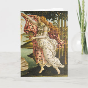 Sandro Botticelli - Willkommen Venus an Land Fine Feiertagskarte
