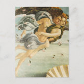Sandro Botticelli - Zephyr, Westwind, Fine Art Postkarte (Vorderseite)