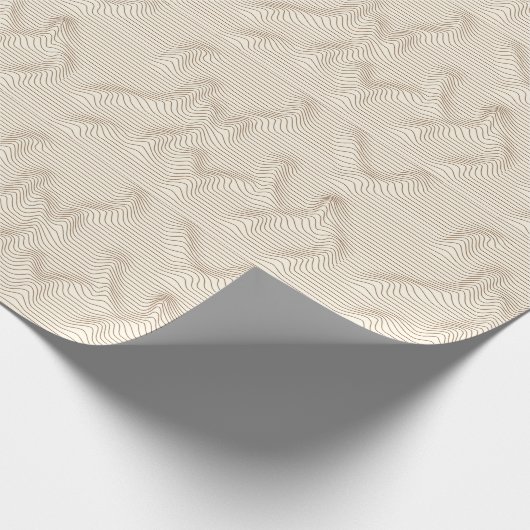 Sands of Motion OP Art Geschenkpapier (Ecke)
