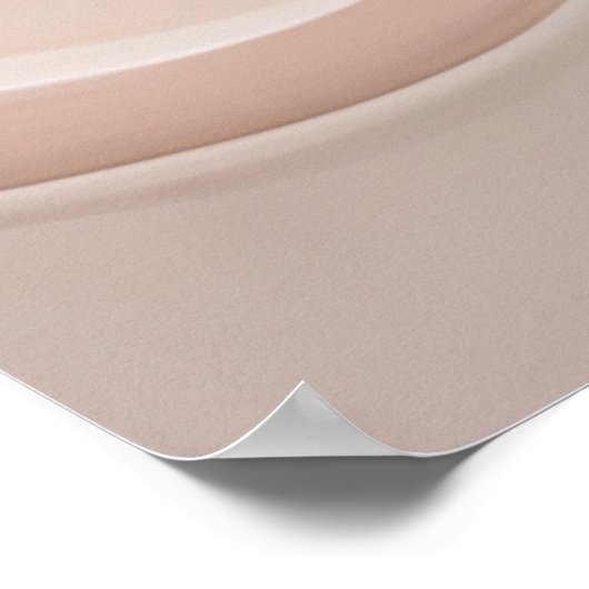 "Sands of Synthesis" | Beige Abstrakte Kunst Poster (Ecke)