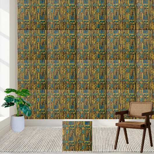 Sands of Time Egyptian Pattern Tile Fliese