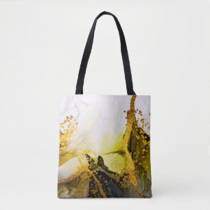 Sands wilderness- ART. Golden swirl. Vibrant and b Tasche