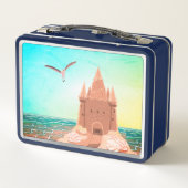 Sandschanzensegel Metall Brotdose (Rückseite)