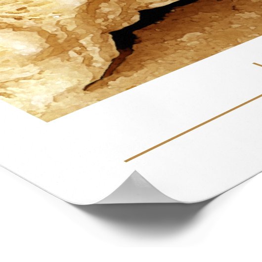 Sandschätze vom Meer Poster (Ecke)