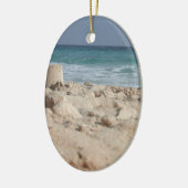 Sandschloss Keramik Ornament (Links)