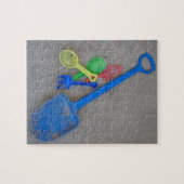 Sandschuhe, Kinderspielplatz, Sommer Puzzle (Horizontal)