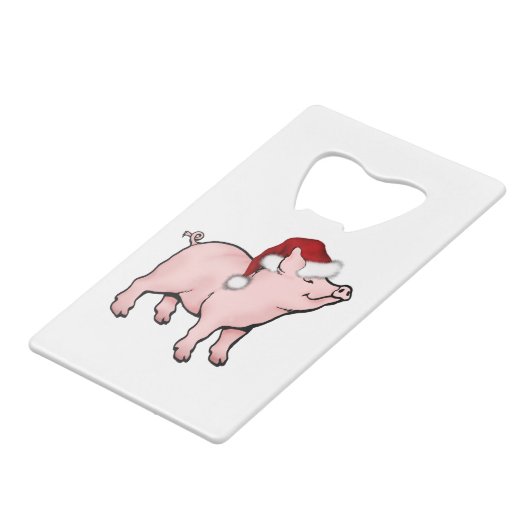 Sandschwein Geldbeutel Flaschenöffner (Vorderseite Schrägansicht)