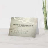 SANDSCRIPT Grußkarte Dankeskarte (Vorderseite)