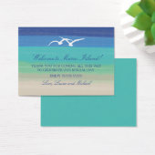 Sandsee und Seagullen | GASTGESCHENK HOCHZEIT (Schreibtisch)